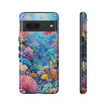 Underwater Coral Reef Phone Case | Colorful Tropical Fish Ocean Scene