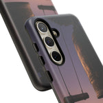 Temple Bell Sunset Phone Case Japan Zen Tough Case