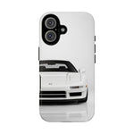 White NSX Phone Case, Retro 90s JDM Supercar Cover, Gift for Car Lovers