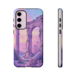 Roman Ruins Pastel Sky Vaporwave Art Tough Phone Case