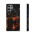 Challenger RT Phone Case, Rainy City Night Muscle Car Tough Cover
