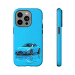 RX-7 Cyan Studio Phone Case Studio Color Match Car Art