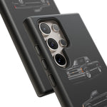 Black Silverado Classic Pickup Tough Phone Case for Chevy Truck Fans