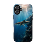 Cobia Reef Phone Case, Shaft of Light Ocean Fishing Tough Cover