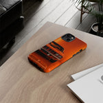 Orange Cuda Phone Case, 71 Classic Muscle Car Tough Cover