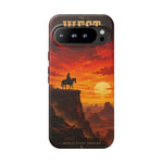 Western Sunset Cowboy Phone Case | Rugged Protective Cover