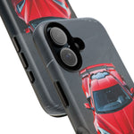 Red C8 Z06 Track Wing Tough Phone Case Cover Gift Art