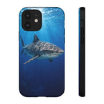 Tiger Shark Phone Case, Dappled Blue Water Tough Cover