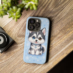 Siberian Husky Kawaii Ice Chibi Pet Dog Art Tough Phone Case
