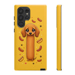 Dachshund Long Boi Kawaii Pet Dog Art Tough Phone Case