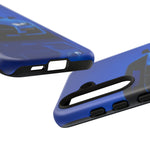 Blue Mustang Art Phone Case, GT500 American Muscle Car Tough Cover for Men
