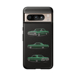 Green Impala Lowrider Phone Case Tough Classic Car Multi View Print