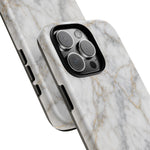 White Marble Pattern Phone Case | Tough Cover