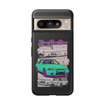 R32 Skyline GT-R Manga Style JDM Tough Phone Case Cover Gift