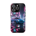Skyline GT-R Tokyo Rain JDM Night Art Tough Phone Case