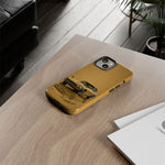 Antique Gold Fairlady Z Phone Case, Classic JDM Tough Cover