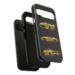Gold Fairlady Z Classic Sports Car Tough Phone Case - 3 View