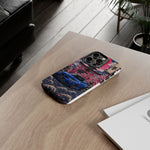 Bayside Blue Skyline Phone Case, Cherry Blossom Torii Tough Cover
