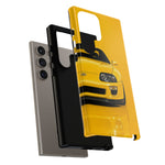 Yellow Supra Phone Case, MK4 90s JDM Legend Tough Protective Cover for Men
