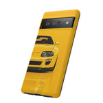 Yellow Supra Phone Case, MK4 90s JDM Legend Tough Protective Cover for Men