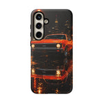 69 Nova SS Phone Case, Rainy City Night Muscle Car Tough Cover
