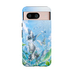 Copy of Silver Butterflies Tough Case | Blue Sky Water Droplets Phone Cover