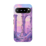 Roman Ruins Pastel Sky Vaporwave Art Tough Phone Case
