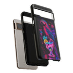 Neon Parrot Cocktails phone case | Tough Cases