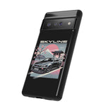 R34 Skyline GT-R Sakura Mountain JDM Tough Phone Case Gift