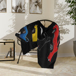 1969 Camaro Five Color Side Profile Microfiber Throw Blanket Muscle Car Gift