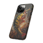 Peacock Bass Strike Phone Case Freshwater Fishing Gift for Anglers