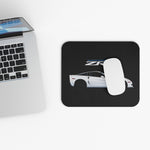 Supercharged C6 ZR1 Mouse Pad | White Sports Car Racing Artwork