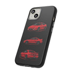 Red MR2 JDM Sports Car Phone Case Tough Multi View