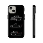 Black Silverado Classic Pickup Tough Phone Case for Chevy Truck Fans