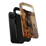 German Wirehaired Pointer Autumn Art Tough Phone Case