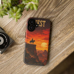 Western Sunset Cowboy Phone Case | Rugged Protective Cover