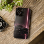 FC RX-7 Pink Neon Fog Column Tough Case