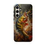 Peacock Bass Strike Phone Case Freshwater Fishing Gift for Anglers