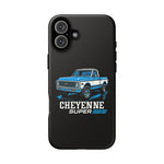 Chevy K10 Cheyenne Super Blue Classic Truck Tough Phone Case