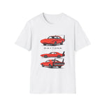 1969 Daytona Illustration T-Shirt | Vintage Muscle Car Trio Tee