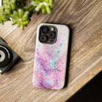 Pastel Galaxy Glitter Splash phone case | tough cover