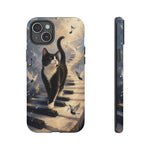 Piano Cat walking on keys Tough Case | Phone cover, musical cat art
