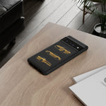 Gold Fairlady Z Classic Sports Car Tough Phone Case - 3 View
