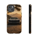 C4 ZR1 Corvette Phone Case, Black Misty Mountain Pass Cover
