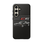 Black C6 Phone Case American Sports Car Tough Cover Gift