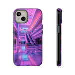 Empty Mall Escalator Vaporwave Art Tough Phone Case