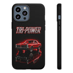 Tri-Power Classic Muscle Car GTO phone case | Retro Automotive Graphic