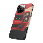 Red Classic GTO Car phone case | Tough phone cover, vintage muscle car design