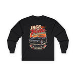 1968 Vette Convertible illustration Long Sleeve Tee | Vintage Car Racing