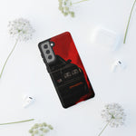 GNX Black Ember Red Tough Phone Case